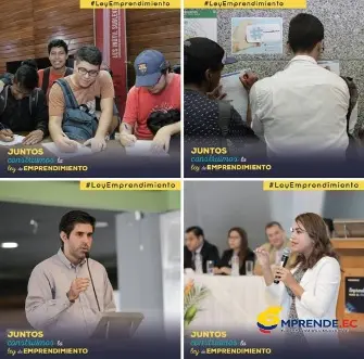 Jornadas de trabajo por la Ley de Emprendimiento